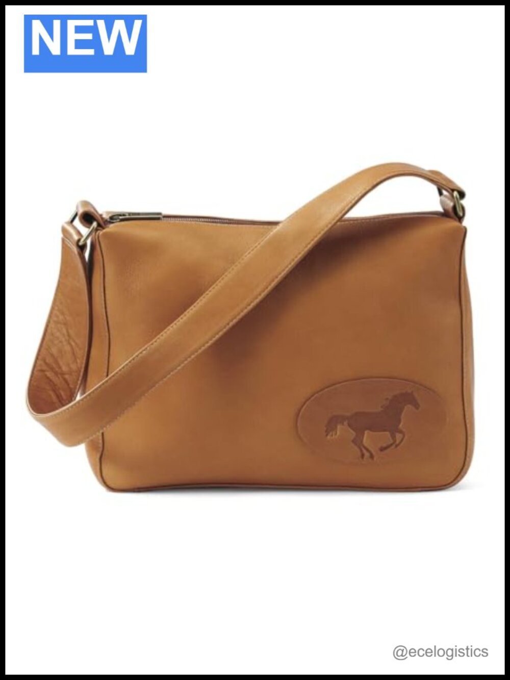 Genuine Leather Western Horse Saddle Shoulder Bag